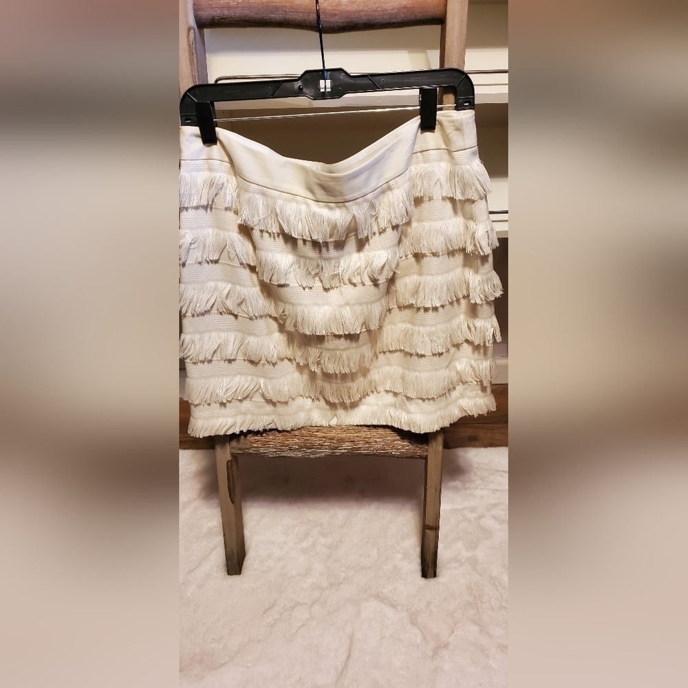 The Limited Mini ruffled skirt